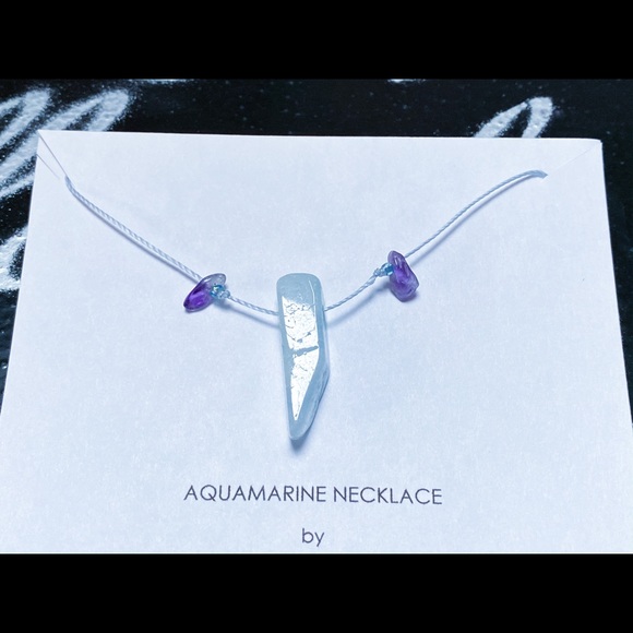 Two Aquamarine Necklace Set - Picture 5 of 8